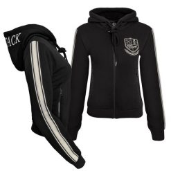Bluza rozpinana JD ATTACK Sally. Czarne bluzy damskie JD ATTACK, bez wzorów, bez kaptura. Za 239.00 zł.