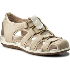 Sandały GEOX - D Sand.Vega D D62R6D 0EK15 C5016 Beige. Brązowe sandały dziewczęce Geox, z materiału. W wyprzedaży za 299.00 zł.