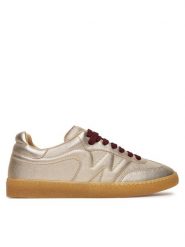 Weekend Max Mara Sneakersy 2515761035600 Złoty. Żółte obuwie sportowe damskie Weekend Max Mara, ze skóry, bez zapięcia. Za 719.99 zł.