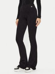 Hugo Spodnie materiałowe Nalentine 50517151 Czarny Slim Fit. Czarne spodnie materiałowe damskie Hugo, bez wzorów, z materiału. Za 309.99 zł.