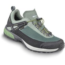 Buty trekkingowe damskie MEINDL Speed Trail Lady GTX, z membraną Gore-Tex. Zielone obuwie trekkingowe damskie MEINDL, z gore-texu, bez zapięcia. W wyprzedaży za 474.50 zł.