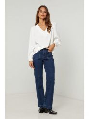 L'armoire de Suzette Bluzka w kolorze białym rozmiar: 34/36. Białe bluzki damskie L'armoire de Suzette, l, bez wzorów, klasyczne, bez kołnierzyka, bez ramiączek. Za 86.99 zł.