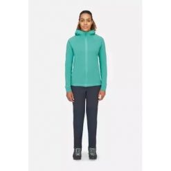 Bluza z kapturem damska Rab Nexus Hoody rozpinana. Niebieskie bluzy damskie RAB, l, bez wzorów, z kapturem. Za 314.99 zł.