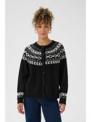 Kaffe Kardigan w kolorze czarnym rozmiar: XS. Czarne kardigany damskie Kaffe, xs, bez wzorów, z wełny. Za 104.99 zł.