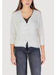 Morgan Kardigan 251-MBATSI Écru Slim Fit. Kardigany damskie Morgan, xl, bez wzorów, z syntetyku. Za 209.99 zł.