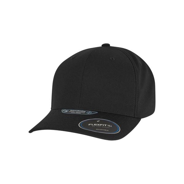 Czapka z daszkiem Flexfit NU. Niebieskie czapki z daszkiem damskie FLEXFIT, bez wzorów, z elastanu. Za 149.50 zł.