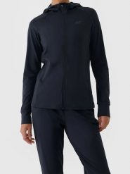 4F Bluza w kolorze granatowym rozmiar: S. Niebieskie bluzy damskie 4F, s, bez wzorów, z materiału, bez kaptura. Za 139.95 zł.