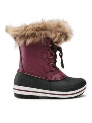 CMP Śniegowce Kids Anthilian Snow Boot Wp 30Q4594 Bordowy. Czerwone kozaki dziewczęce CMP, bez wzorów, ze skóry, bez obcasa, bez zapięcia. Za 299.99 zł.