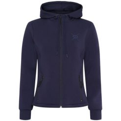 Bluza z kapturem z pełnym zamkiem błyskawicznym Catago Variana. Niebieskie bluzy damskie CATAGO, bez wzorów, z polaru, z kapturem. Za 283.85 zł.