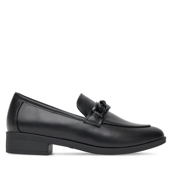 Mokasyny DeeZee. Czarne mokasyny damskie DeeZee, bez obcasa. Za 119.99 zł.