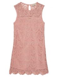 TWINSET Sukienka elegancka 251GJ2QR3 Różowy Regular Fit. Czerwone sukienki dziewczęce Twinset, bez wzorów, z syntetyku, bez ramiączek. Za 399.99 zł.