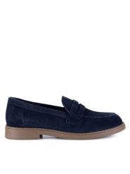Lasocki Mokasyny WI16-POLO-03 Granatowy. Niebieskie mokasyny damskie Lasocki, ze skóry, bez obcasa. Za 219.99 zł.