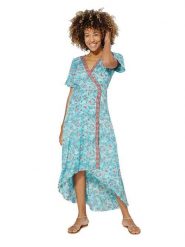 Ipanima Sukienka w kolorze turkusowo-różowym rozmiar: 34-40. Różowe sukienki damskie Ipanima, bez wzorów, klasyczne, bez ramiączek. Za 78.99 zł.