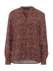 More & More Bluzka w kolorze czarno-czerwonym rozmiar: 40. Czarne bluzki damskie More & More, bez wzorów, z wiskozy, bez kołnierzyka, bez ramiączek. Za 65.23 zł.