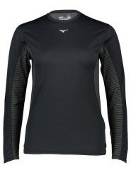 Mizuno Koszulka sportowa w kolorze czarnym rozmiar: M. Czarne koszulki sportowe damskie Mizuno, m, bez wzorów, bez ramiączek, outdoorowe. Za 96.60 zł.