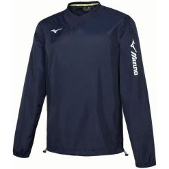 Kurtka Mizuno Sendai Trad. Niebieskie kurtki damskie Mizuno, l, bez wzorów, bez kaptura. Za 139.50 zł.