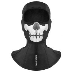 Czapka z czaszką/pająkiem - Rozmiar L. Czarne czapki damskie ROCKBROS, bez wzorów, z materiału. Za 83.60 zł.