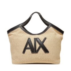 Torebka Armani Exchange. Brązowe torebki klasyczne damskie Armani Exchange, bez dodatków. Za 489.99 zł.