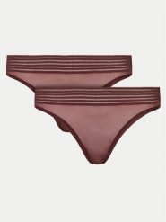 Triumph Komplet 2 par fig klasycznych Tempting Sheer 10218591 Brązowy. Brązowe komplety bielizny Triumph, bez wzorów, z syntetyku. Za 49.99 zł.