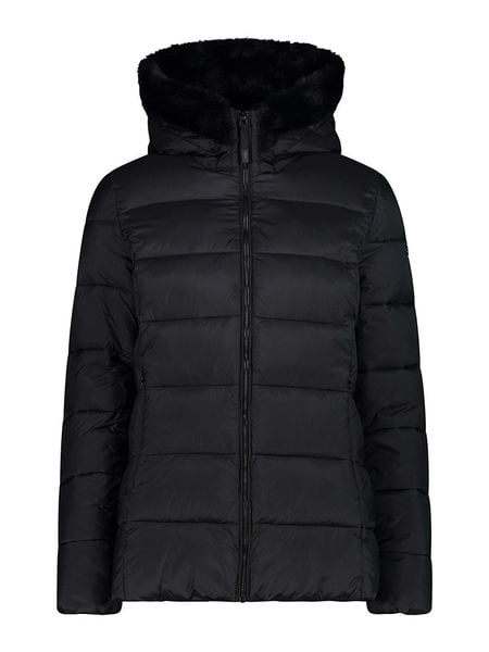 CMP Kurtka zimowa w kolorze czarnym rozmiar: 44. Czarne kurtki damskie CMP, na zimę, bez wzorów, z puchu, bez kaptura. Za 284.15 zł.