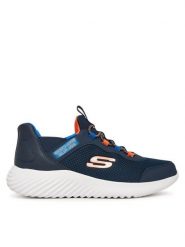 Skechers Sneakersy Bounder 403822L NVBL Granatowy. Niebieskie buty sportowe chłopięce Skechers, z materiału, bez zapięcia. Za 199.99 zł.
