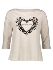 LIEBLINGSSTÜCK Koszulka "Willa" w kolorze białym rozmiar: 4XL. Brązowe bluzki damskie LIEBLINGSSTÜCK, xl, bez wzorów, z bawełny, bez kołnierzyka, bez ramiączek. Za 117.73 zł.