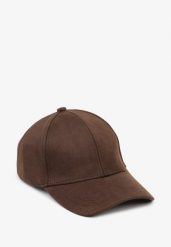 Brązowa Klasyczna Czapka z Daszkiem Tusira. Brązowe czapki z daszkiem damskie Born2be, bez wzorów, z jeansu. Za 39.99 zł.