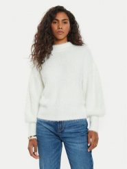 Guess Sweter Keyla W4BR25 Z3BH0 Écru Regular Fit. Swetry klasyczne damskie Guess, s, z syntetyku, bez kołnierzyka. Za 279.99 zł.