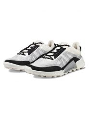 Ecco Sneakersy "Biom 2.1" w kolorze biało-czarnym rozmiar: 37. Białe obuwie sportowe damskie ECCO, z materiału, bez zapięcia. Za 266.66 zł.