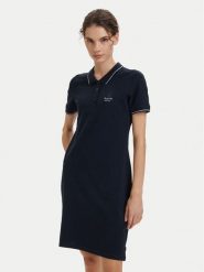 Beverly Hills Polo Club Sukienka codzienna P-SS26W-ABP526590-0298 Granatowy Regular Fit. Niebieskie sukienki damskie Beverly Hills Polo Club, bez wzorów, z bawełny, bez ramiączek. Za 269.99 zł.