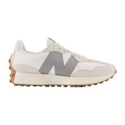 Buty do chodzenia damskie New Balance U327LT. Szare obuwie sportowe damskie New Balance, z materiału, bez zapięcia, trekkingowe. Za 489.00 zł.