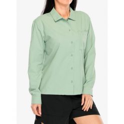 Koszula przeciw komarom damska Royal Robbins Expedition III L/S. Zielone koszule damskie ROYAL ROBBINS, l, bez wzorów, casualowe, bez kołnierzyka, bez ramiączek. Za 333.99 zł.