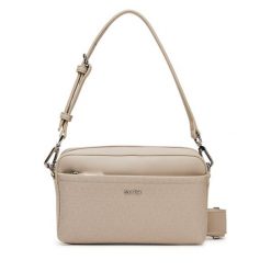 Torebka Calvin Klein. Brązowe torebki klasyczne damskie Calvin Klein, bez dodatków. Za 369.99 zł.