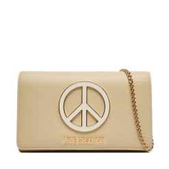 Torebka LOVE MOSCHINO. Białe torebki wieczorowe damskie Love Moschino, bez wzorów, bez dodatków. Za 789.99 zł.