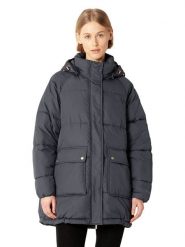 Ilse Jacobsen Płaszcz pikowany w kolorze antracytowym rozmiar: M/L. Czarne płaszcze damskie Ilse Jacobsen, l, bez wzorów, bez kaptura. Za 404.99 zł.