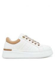 Tommy Hilfiger Sneakersy Low Cut Lace-Up Sneaker T3A9-33751-1355 M Biały. Białe buty sportowe dziewczęce Tommy Hilfiger, bez wzorów, ze skóry, bez zapięcia. Za 259.99 zł.