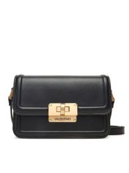 Valentino Torebka Floren VBS9A910 Czarny. Czarne listonoszki damskie Valentino, bez wzorów, ze skóry, bez dodatków. Za 379.99 zł.