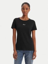 BOSS T-Shirt Elove 50554696 Czarny Slim Fit. Czarne t-shirty damskie Boss, xl, bez wzorów, z bawełny, bez kołnierzyka. Za 229.99 zł.