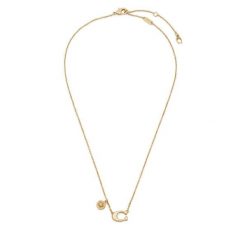 Naszyjnik Coach. Żółte naszyjniki damskie Coach, złote. Za 399.99 zł.