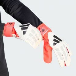 Treningowe Rękawice Bramkarskie Predator. Białe rękawiczki damskie Adidas, bez wzorów. Za 129.00 zł.