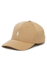 Polo Ralph Lauren Czapka z daszkiem 211977396003 Beżowy. Brązowe czapki z daszkiem damskie Polo Ralph Lauren, bez wzorów, z materiału. Za 259.99 zł.