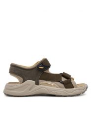 Primigi Sandały 7897011 D Khaki. Brązowe sandały chłopięce Primigi, ze skóry, bez zapięcia. Za 169.99 zł.