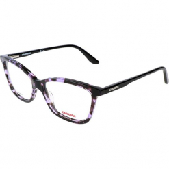 Oprawki "CA6639" w kolorze czarno-fioletowym. Czarne okulary przeciwsłoneczne damskie Carrera, Ferragamo. W wyprzedaży za 119.95 zł.