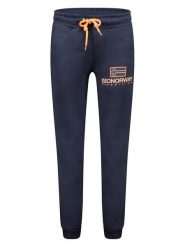 Geographical Norway Spodnie dresowe "Maleo" w kolorze granatowym rozmiar: XXL. Niebieskie spodnie dresowe damskie Geographical Norway, xxl, bez wzorów, z dresówki. Za 87.95 zł.