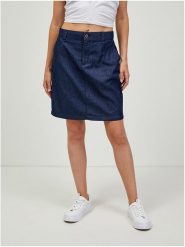 Orsay Spódnica dżinsowa w kolorze granatowym rozmiar: 32. Niebieskie spódnice damskie Orsay, na co dzień, bez wzorów, z bawełny, midi. Za 34.99 zł.