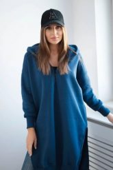 Bluza ocieplana z rozcięciami na bokach jeansowa. Bluzy damskie KESI, l, bez wzorów, z bawełny, bez kaptura. Za 284.37 zł.