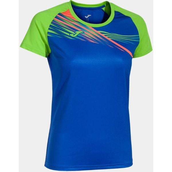 Damskie Sportowe T-shirt Joma Elite X - Oddychający i Lekki. Niebieskie koszulki sportowe damskie Joma, bez wzorów, bez ramiączek. W wyprzedaży za 140.40 zł.