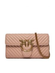 Pinko Torebka Love One Wallet C . AI 23-24 PLTT 100062 A0GK Różowy. Czerwone torebki wieczorowe damskie Pinko, bez wzorów, ze skóry, bez dodatków. Za 759.99 zł.