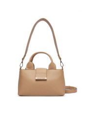 Valentino Torebka Dione Re VBS9U806 Beżowy. Brązowe torebki klasyczne damskie Valentino, ze skóry, bez dodatków. Za 549.99 zł.