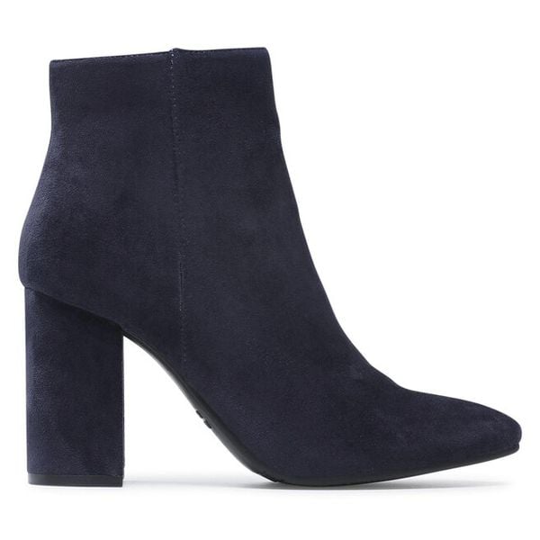 Botki Jenny Fairy. Niebieskie botki damskie Jenny Fairy, bez obcasa, na słupku, bez zapięcia. Za 119.99 zł.